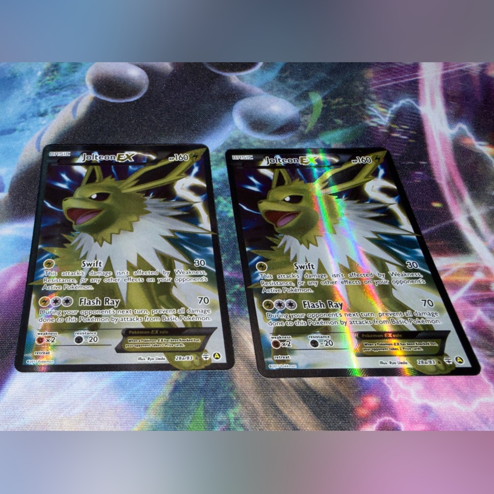 Jolteon EX Holo 28a/83 Alternate Art Promo Pokémon Card tcg